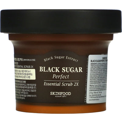 SKINFOOD - Black Sugar Perfect Essential Scrub 2X 210g - Minou & Lily